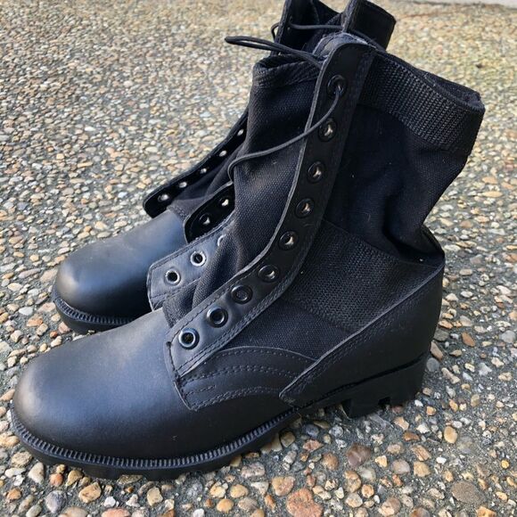 Vintage Rothco canvas tactical combat boots 5 - Picture 7 of 8